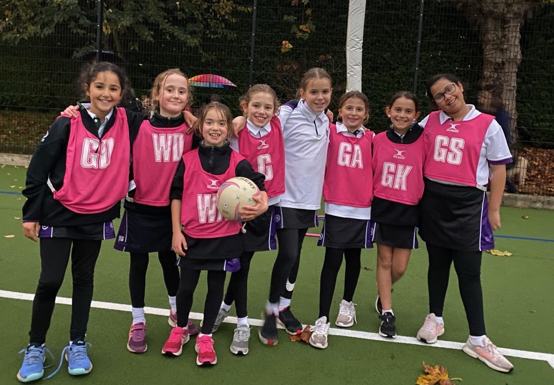 Under 9s Netball team