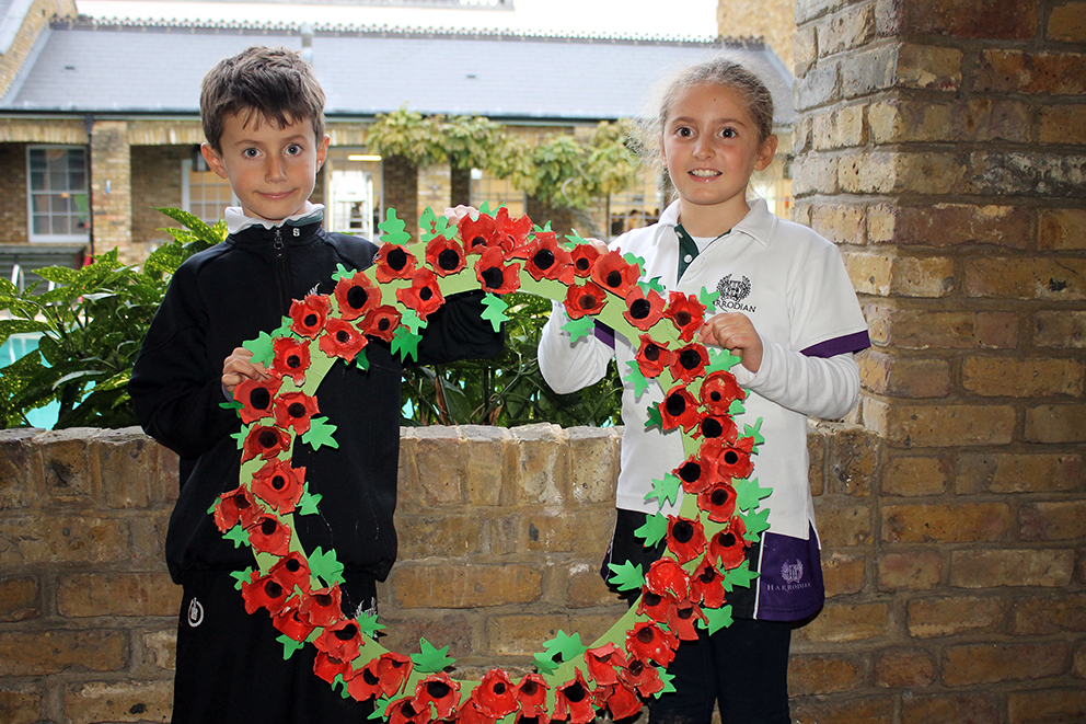 Poppy wreath