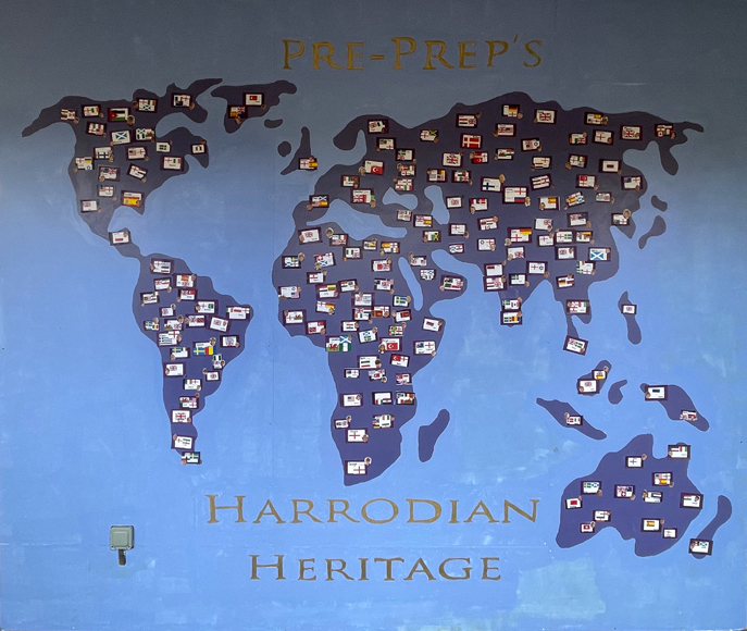 Pre-Prep Heritage map