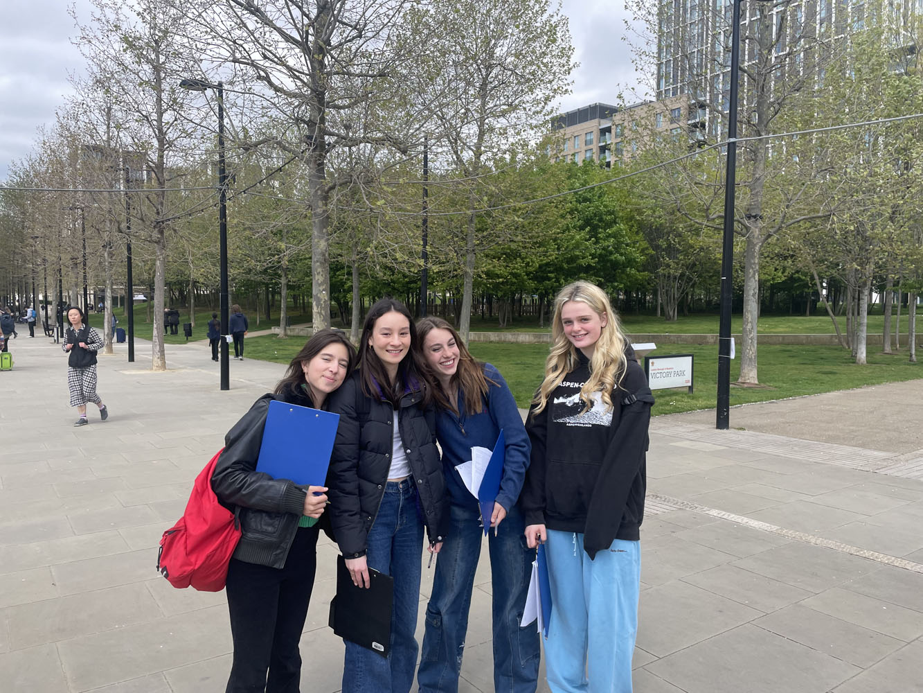 Girls in the park