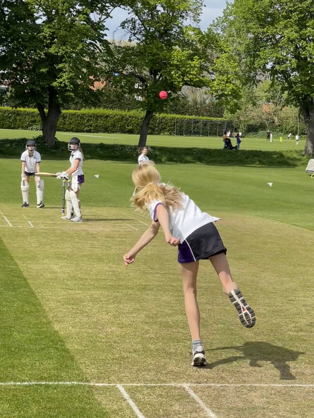 girl bowling