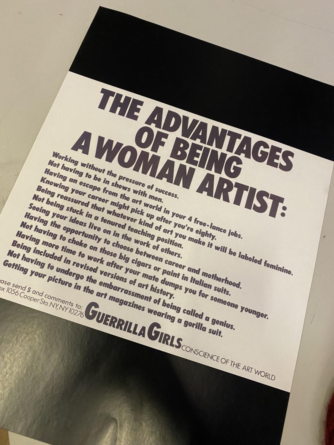 Guerrilla Girls poster