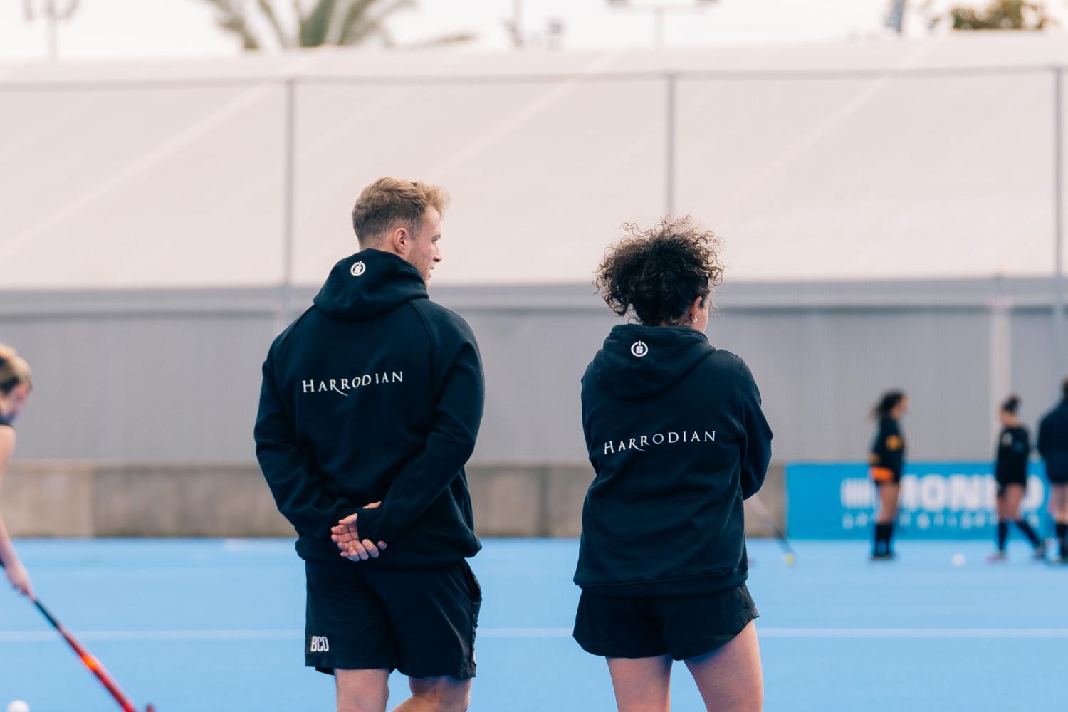 Male and Female sports teachers