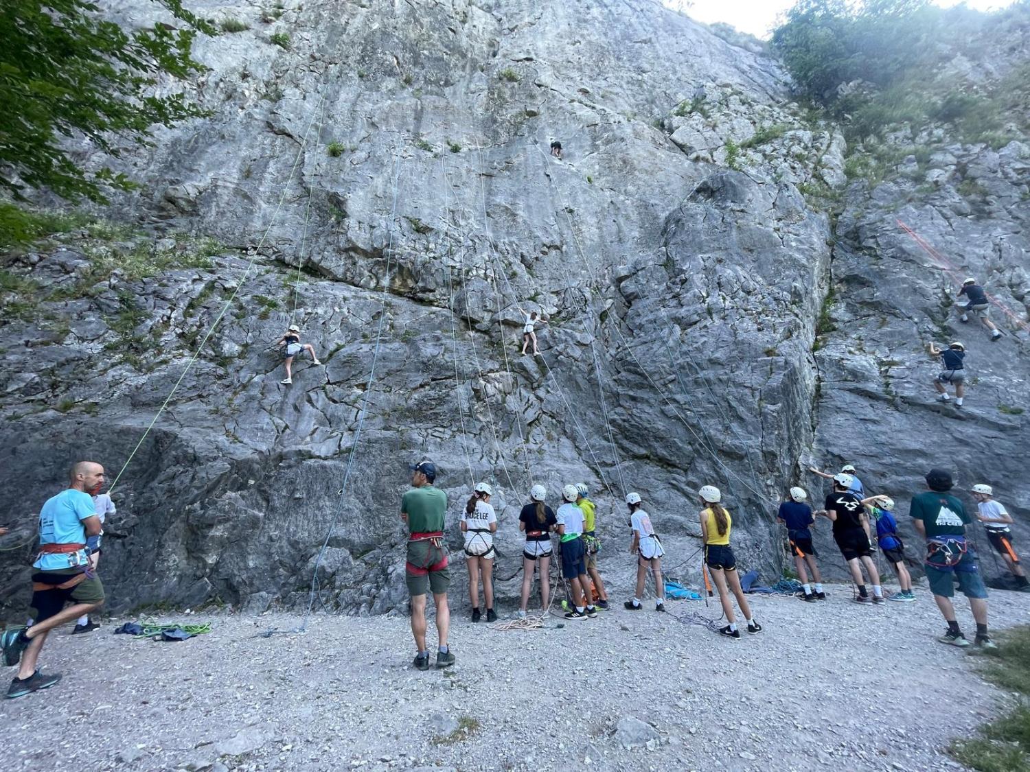rock climbing