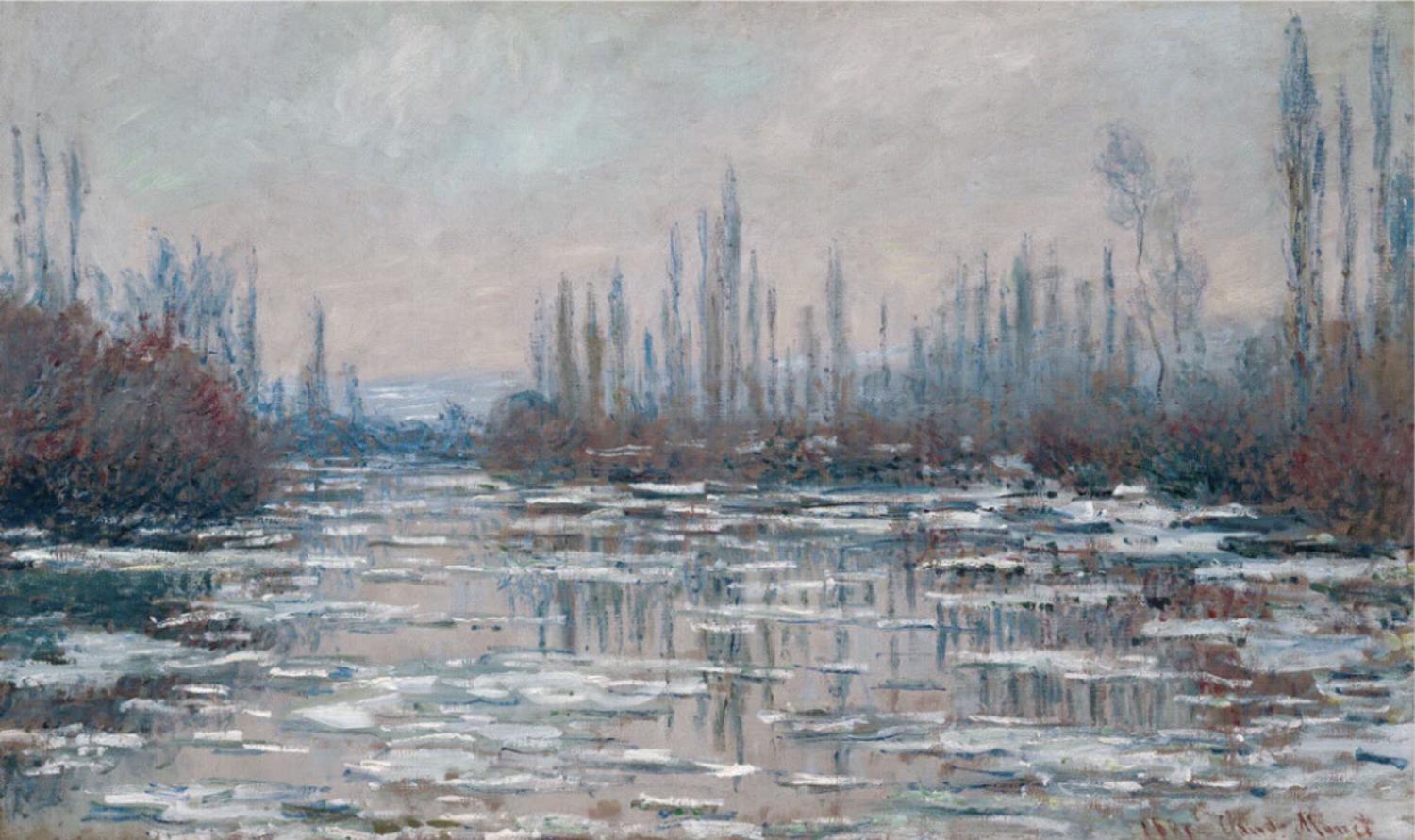 Mnet The break up of Ice on the Seine