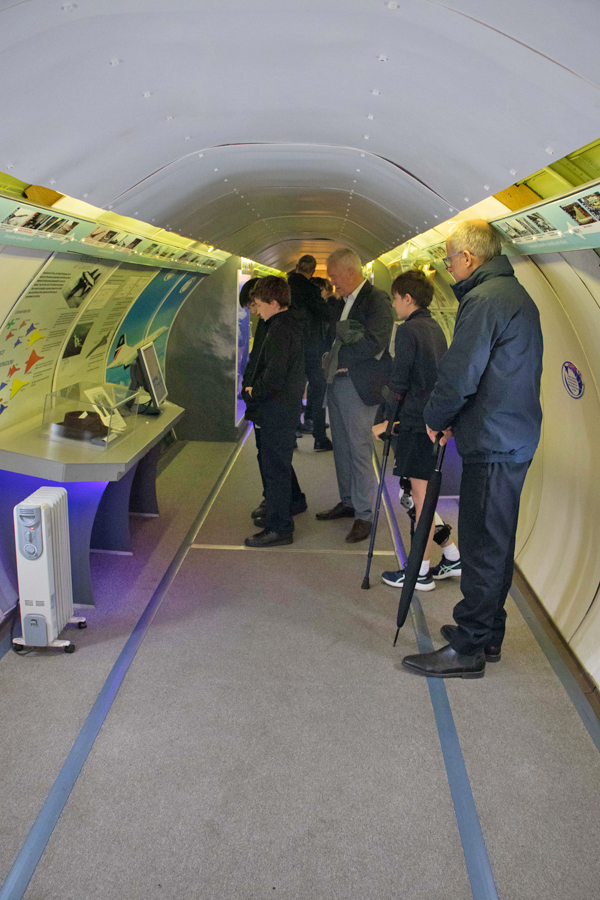 inside plane