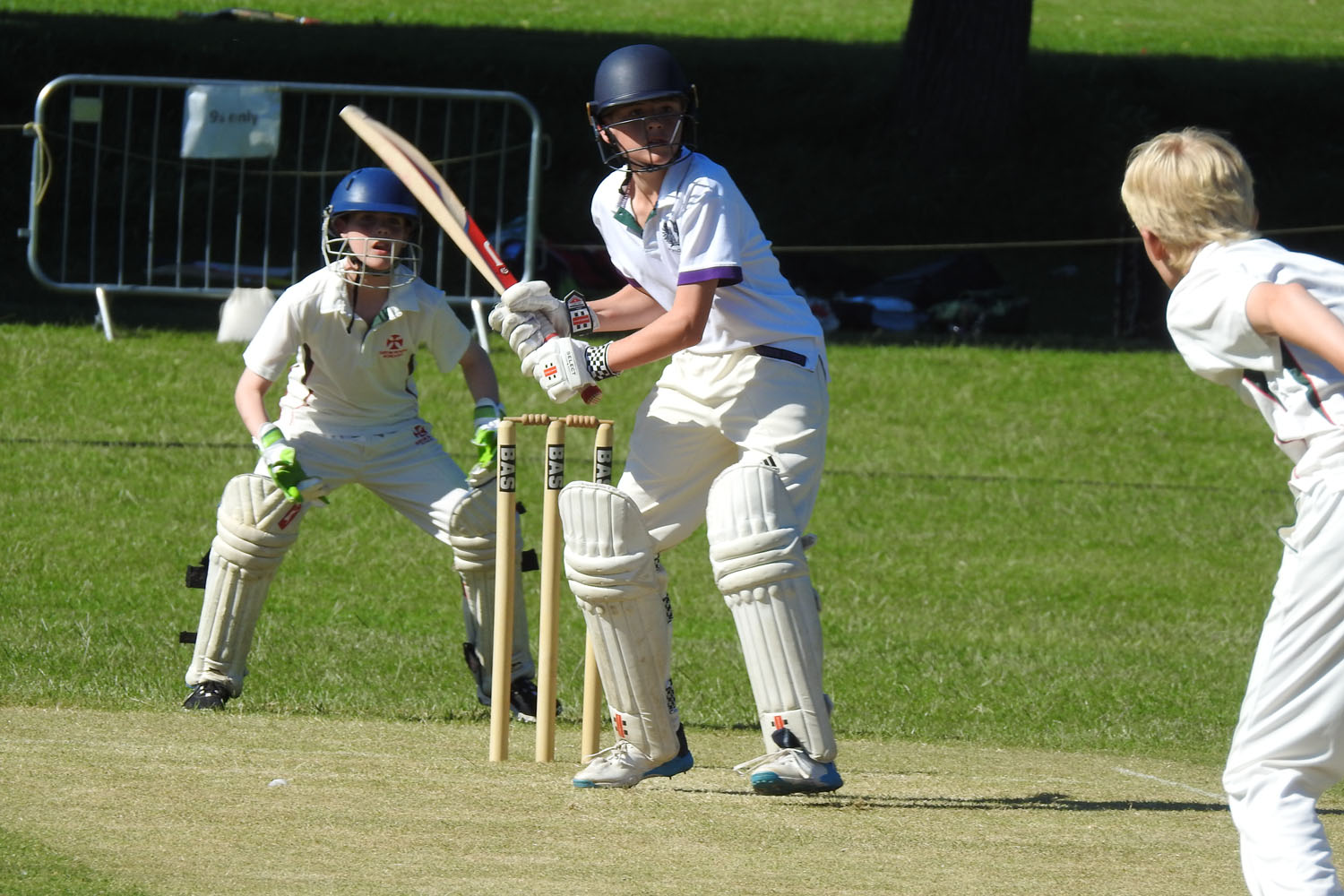 Cameron as junior cricketer