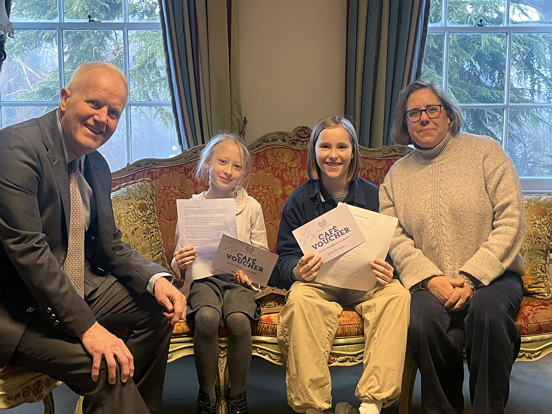 Young Writers with Mr Hooke and teacher Rebecca Edge