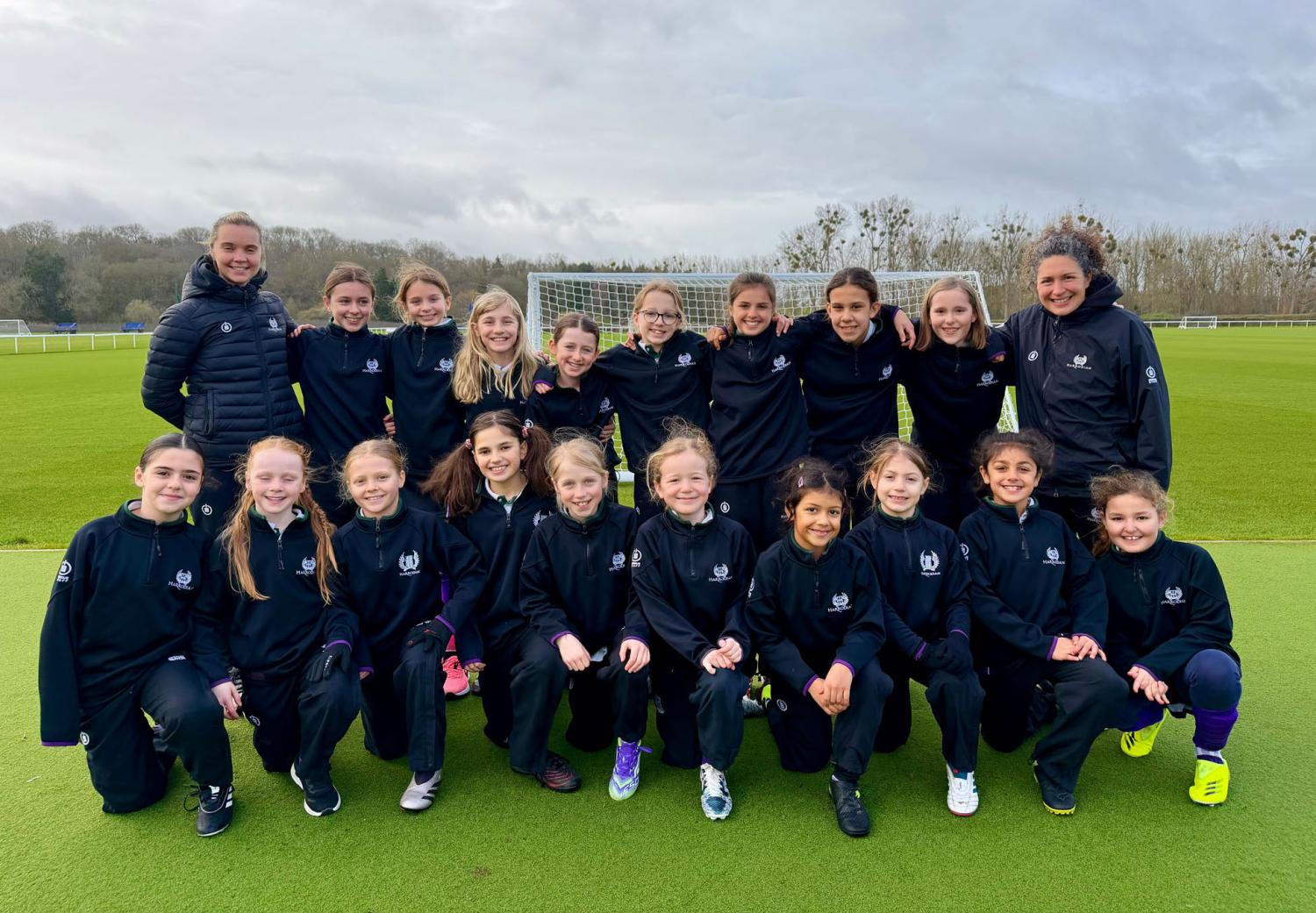 Grils at Chelseas training tournament