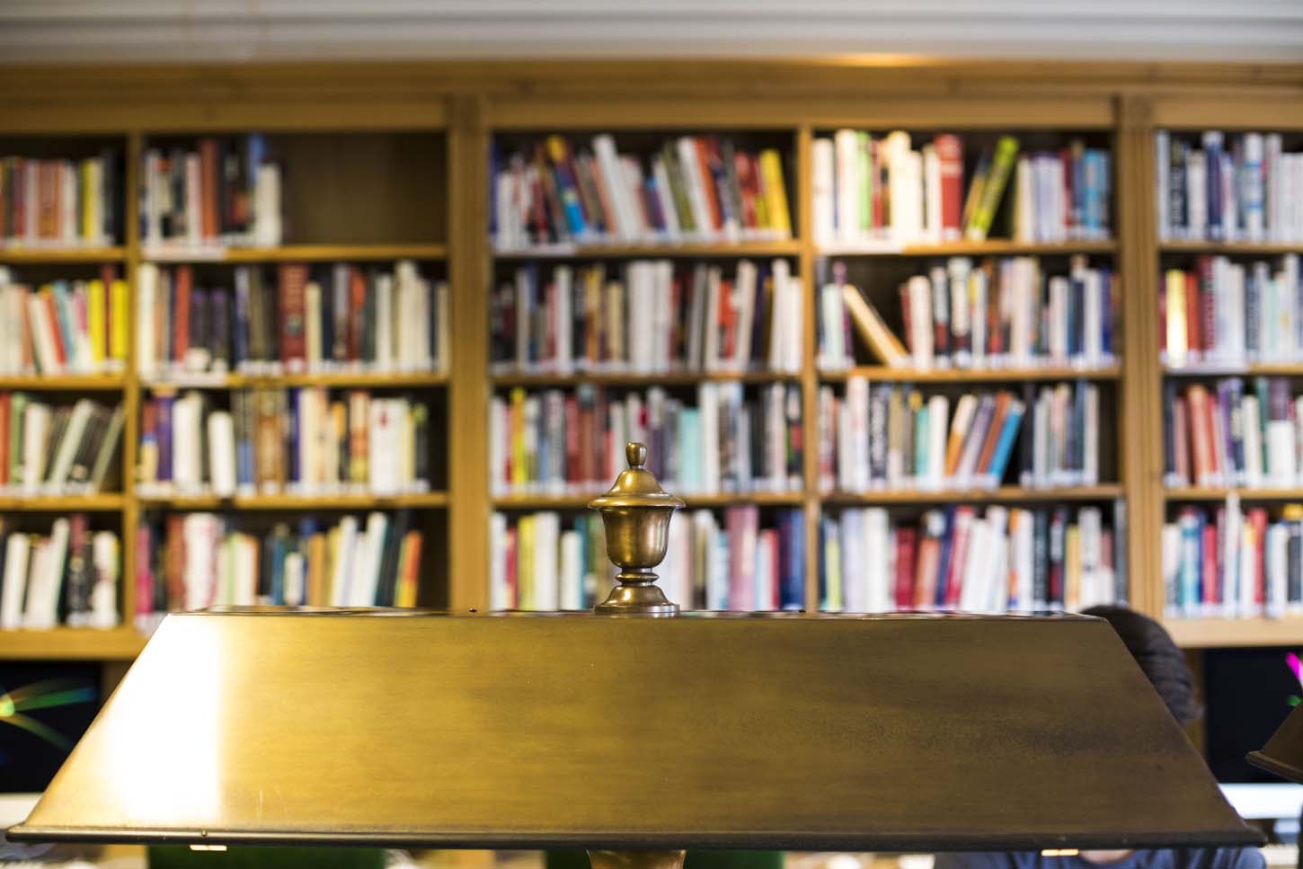 Library shelves