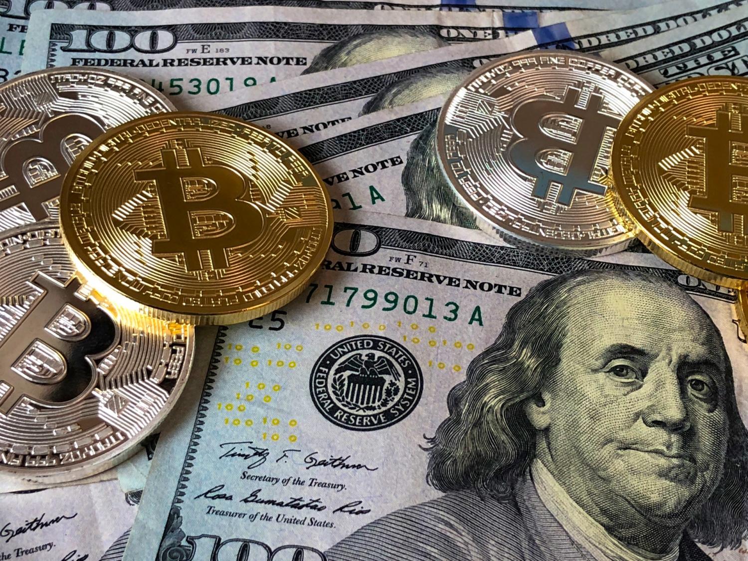 Bitcoin and dollars