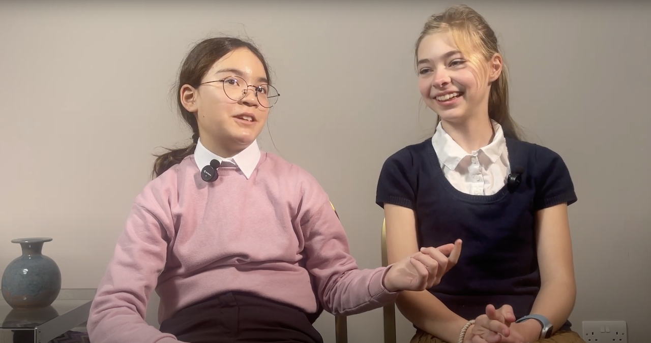 Two 11s pupils talk about their culture