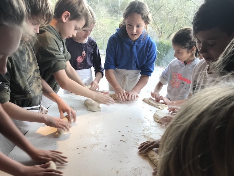 baguette making