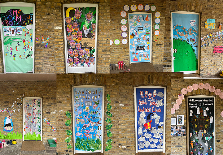 door collage