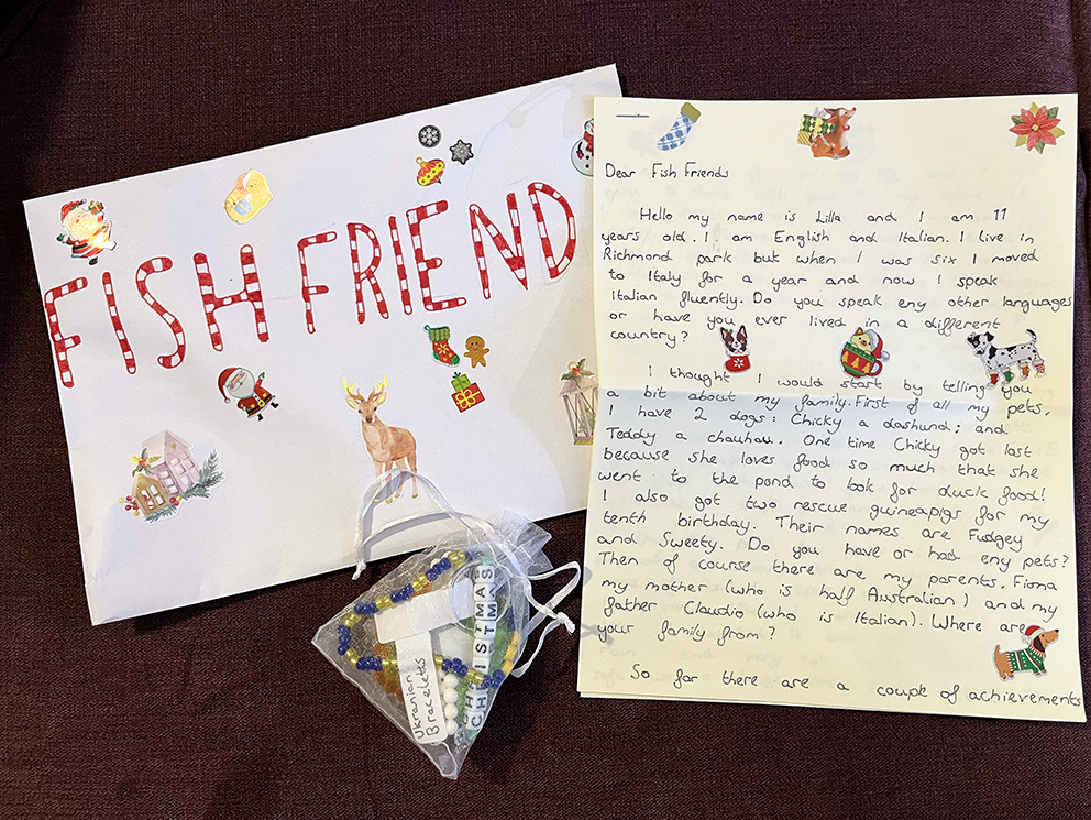 fish friend letter