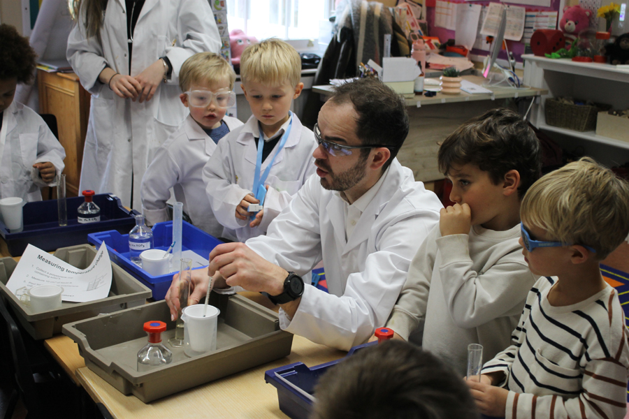 chemistry lesson reception