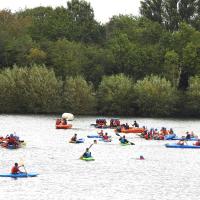 Teambuilding Rafts and canoeing