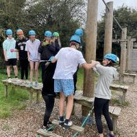 Teambuilding obstacle course