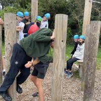 Teambuilding obstacle course