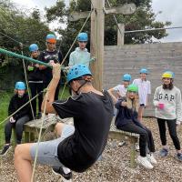 Teambuilding obstacle course