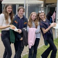 Harrodian 15s at GCSE post Exam barbecue