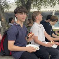 Harrodian 15s at GCSE post Exam barbecue