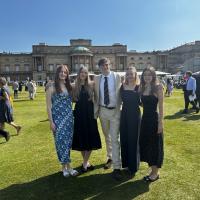 Gold D of E Award recipients at Buckingham Palace May 2025
