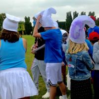 Lonsdale: Dress as your dream country without flags Ferry: When I am older I want to be Bridge: Food Thames: Smurfs