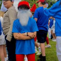 Lonsdale: Dress as your dream country without flags Ferry: When I am older I want to be Bridge: Food Thames: Smurfs