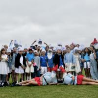 Lonsdale: Dress as your dream country without flags Ferry: When I am older I want to be Bridge: Food Thames: Smurfs