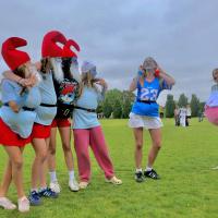 Lonsdale: Dress as your dream country without flags Ferry: When I am older I want to be Bridge: Food Thames: Smurfs