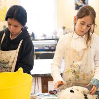Prep Art Club Gallery, October 2025 mask making