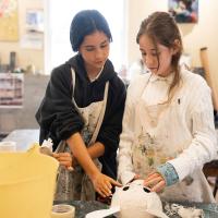 Prep Art Club Gallery, October 2025 mask making