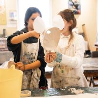Prep Art Club Gallery, October 2025 mask making