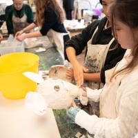 Prep Art Club Gallery, October 2025 mask making