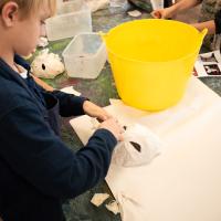 Prep Art Club Gallery, October 2025 mask making