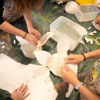Prep Art Club Gallery, October 2025 mask making