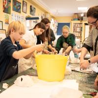 Prep Art Club Gallery, October 2025 mask making
