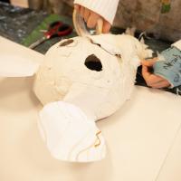 Prep Art Club Gallery, October 2025 mask making