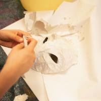 Prep Art Club Gallery, October 2025 mask making