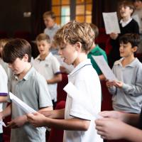Prep Boys' Choir rehearsal October 2025
