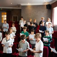 Prep Boys' Choir rehearsal October 2025