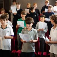 Prep Boys' Choir rehearsal October 2025