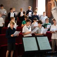 Prep Boys' Choir rehearsal October 2025
