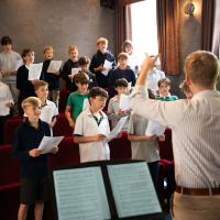 Prep Boys' Choir rehearsal October 2025