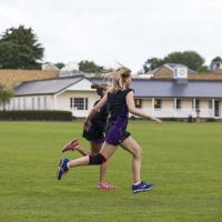 Prep girls running