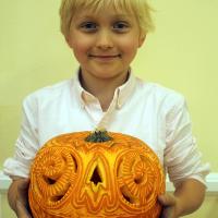 Felix and carving