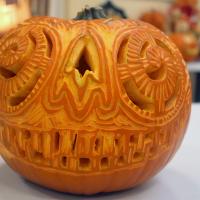 Carved pumpkin