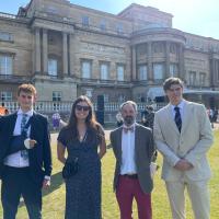 Gold D of E Award recipients at Buckingham Palace May 2025