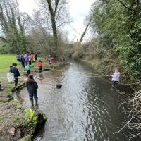 Geography River tillingbourne trip